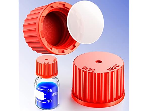 GL25 Screw Cap w/Pour Ring 2Pcs PBT