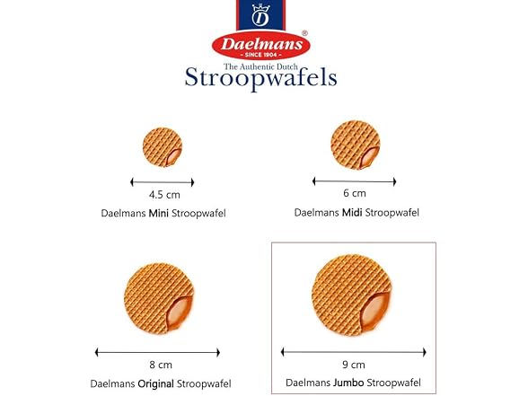 18pk Daelmans Syrupwaffles
