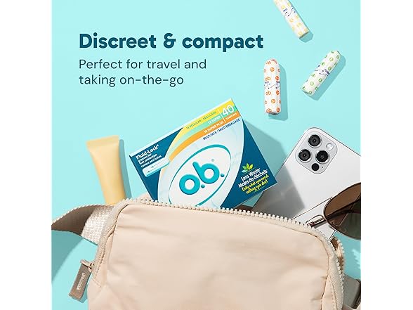 OB Tampons No Applicator Fragrance Free 40ct