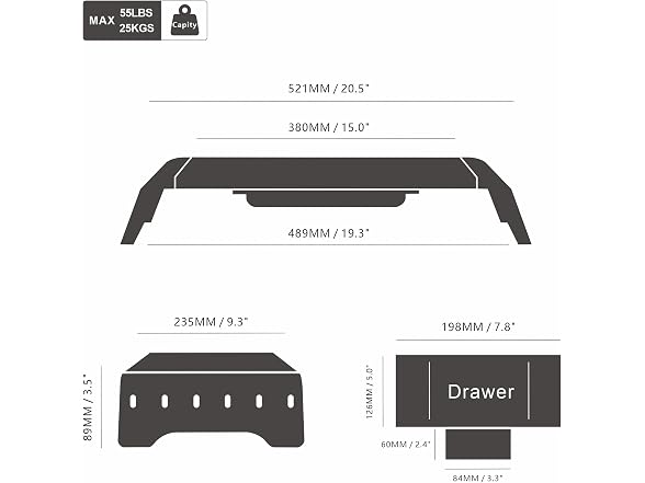 Fenge Monitor Stand,Foldable Monitor