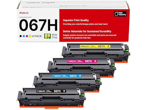 SUDLTO Compatible 067H Toner Cartridges