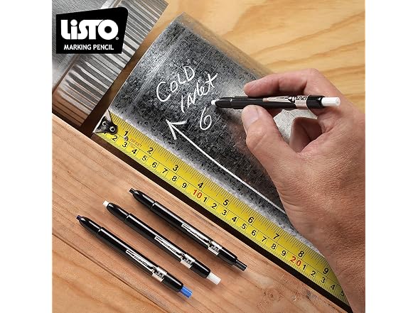 Listo 1620 and 162 Marking Kit - Yellow, 12 Pencil