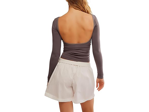 Free People Women's Low Back Shirt