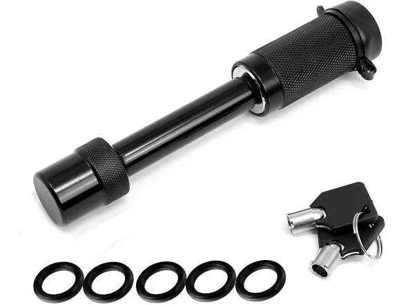 eVerHITCH Black American Flag Metal Receivers