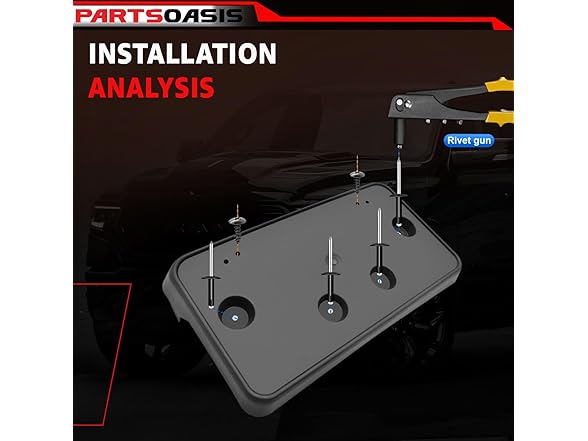 Parts Oasis Front License Plate Bracket