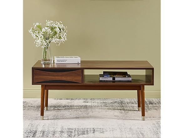 Teamson Home Dawson Wood Coffee Table