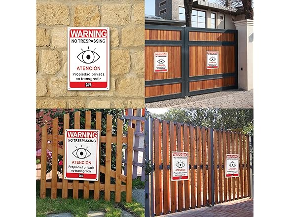 Private Property No Trespassing Sign