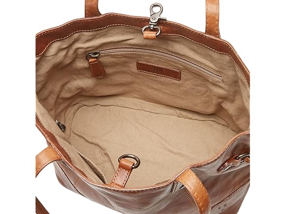 Frye womens Melissa Carryall Tote, Cognac