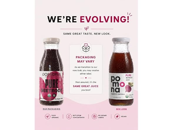 12PK Pomona Organic Cold Pressed Beet Juice