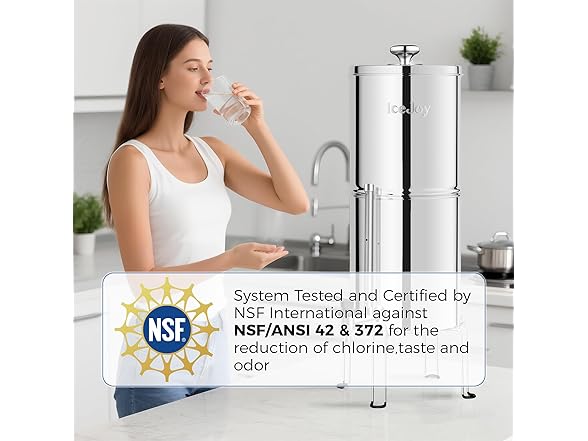 IceJoy 8-Stage Gravity Water Filtration System