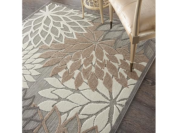 Nourison Home Aloha 6' x 9' Natural Outdoor Rug