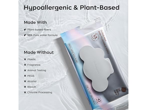 Cloud Max Flushable Wipes