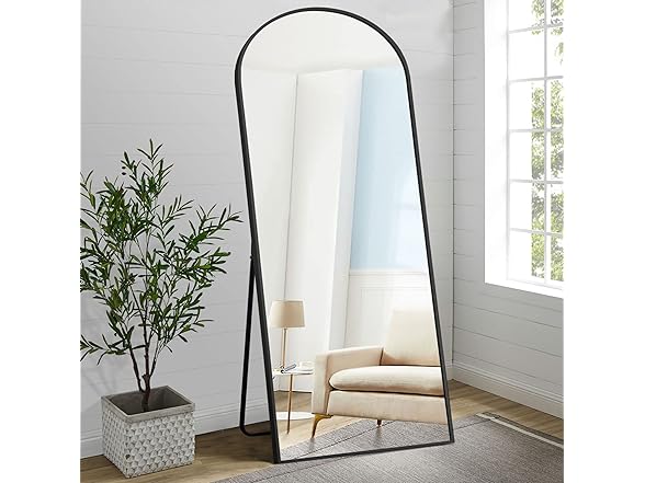 NeuType 71"x32" Arched Floor Mirror