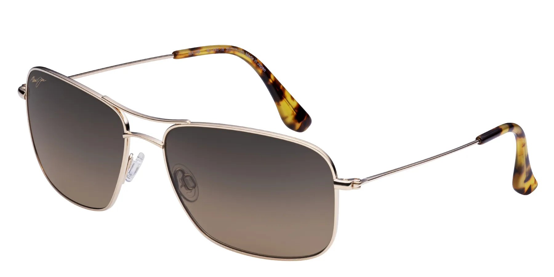 Maui Jim Wiki Wiki Polarized Aviator Sunglasses - Gallery 4