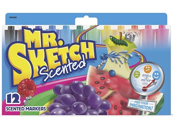 Mr. Sketch Scented Markers, Chisel Tip,