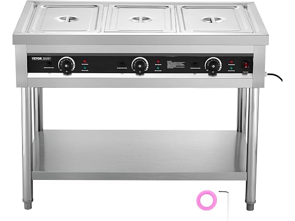 3-Pan Commercial Food Warmer