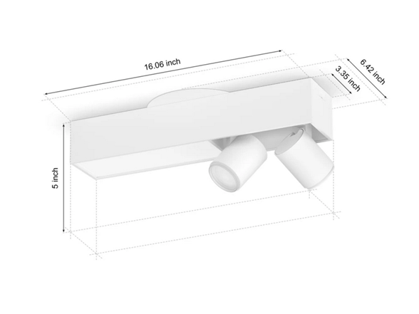 Philips 583641 Philips Hue Centris Smart LED Ceiling