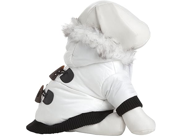 Pet Life ® Aspen Winter White Dog Coat