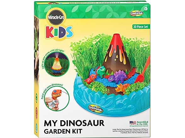 Creative Kids Miracle GRO Dinosaur Garden Kit, Multicolor