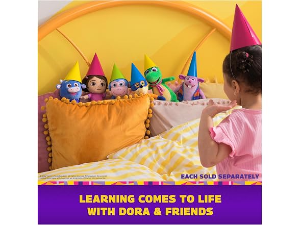 Official Dora Benny Plush Toy, 8-Inch