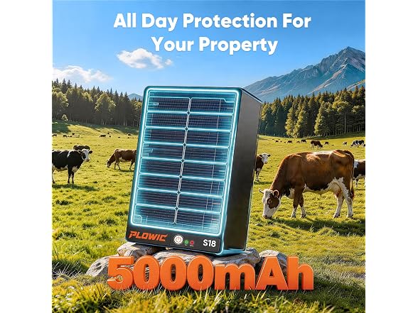 PLOWIC Electric Fence Charger
