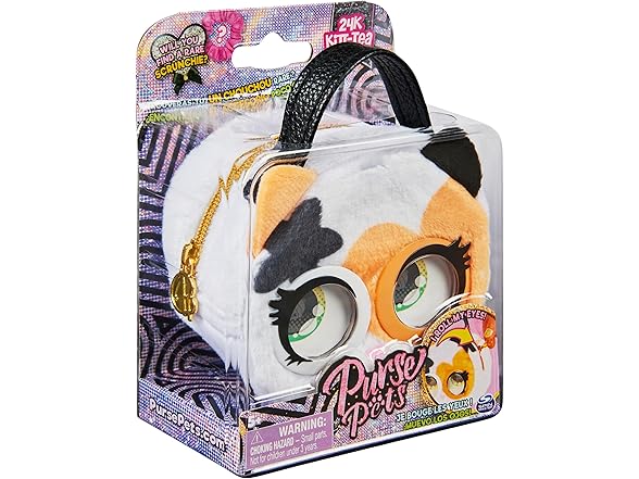 Purse Pets Micros, 24K Kitt-tea Stylish Small Purse