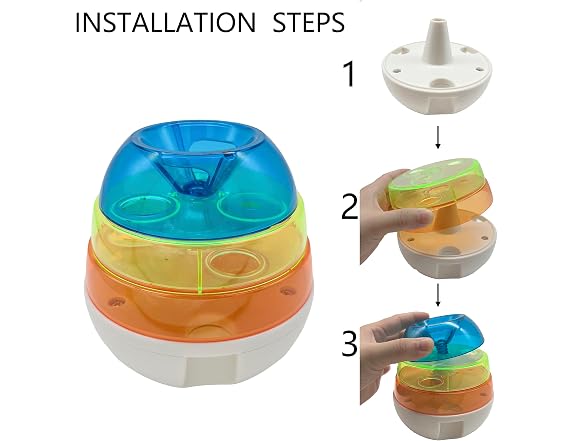 Egg Shape IQ Tumble Food Dispensing Tumbler B