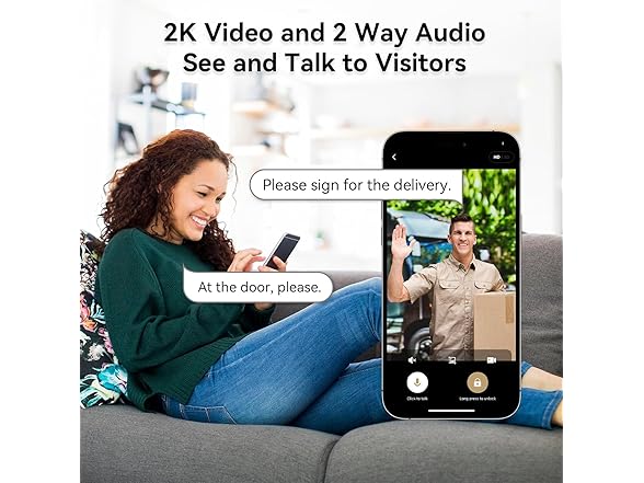 Video Smart Lock with Doorbell WiFi