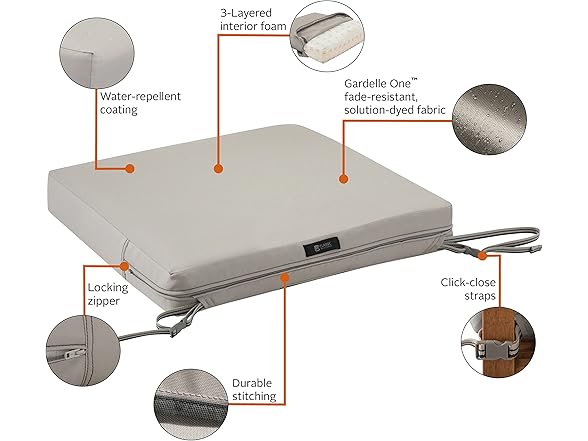 Classic Accessories Ravenna Patio Seat Cushion