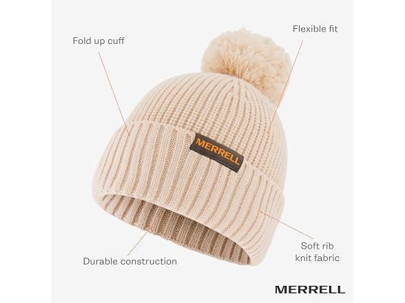 Merrell Wanderer Beanie Pom Pom