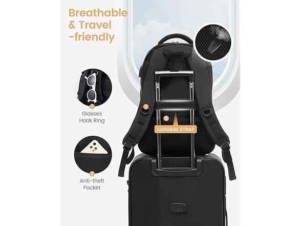 LOVEVOOK 15.6" School Backpack