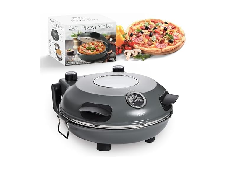Cook With Color DD-WPM2 GUN Electric Indoor Pizza Oven