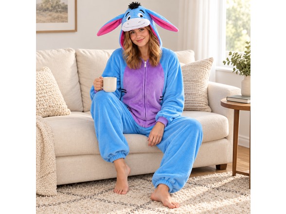 Adult Plush One Piece Animal Pajamas