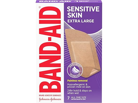 Band-Aid Band-Aid Sensitive Skin XL, 7ct