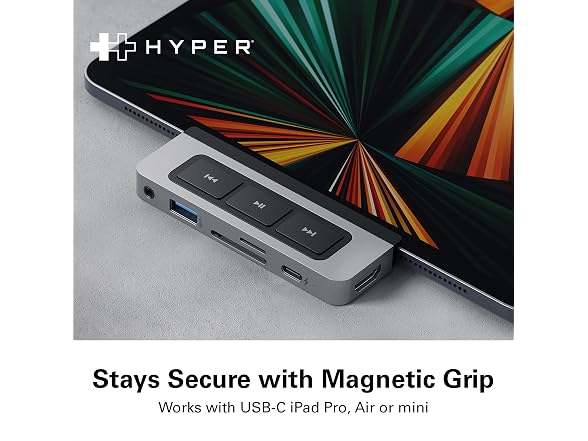 HyperDrive 6-in-1 USB-C Hub for iPad