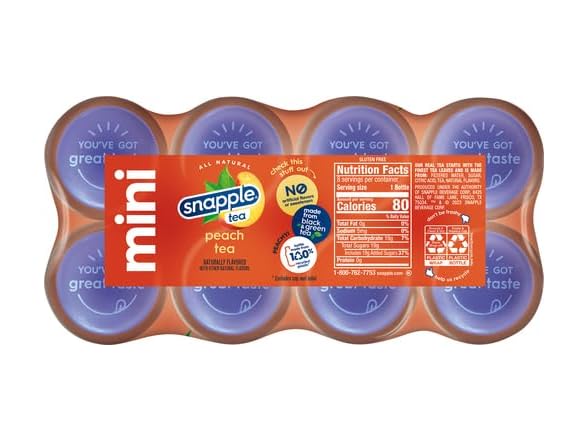 Snapple Peach Tea, 8 fl oz recycled