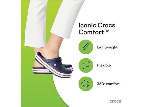 Crocs Crocband Clog,Navy,8 M US