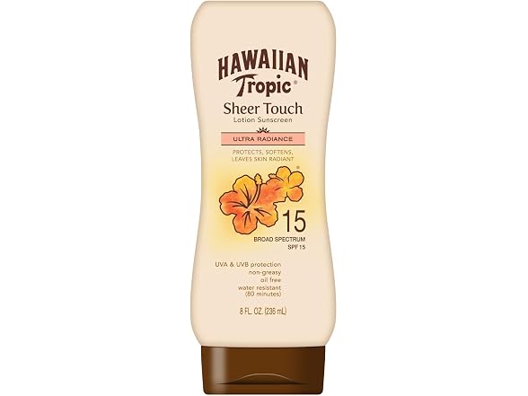 Hawaiian | Tropic Sheer Touch Spf#15 8oz