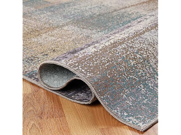 Superior Modern Abstract Washable Rug