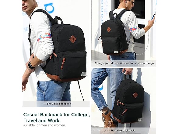 UNIWALK USB Charging Laptop Backpack
