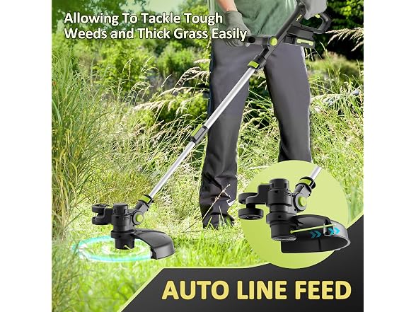 LPSUK 12-in Cordless String Trimmer
