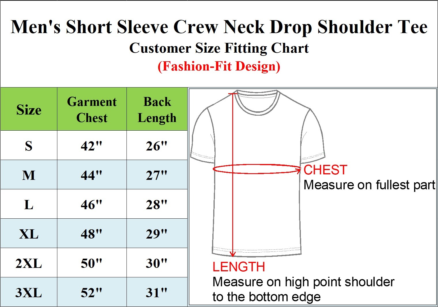 Mens Oversized Drop Shoulder Cotton Tee (1, 3, or 5Pk) - Gallery 22