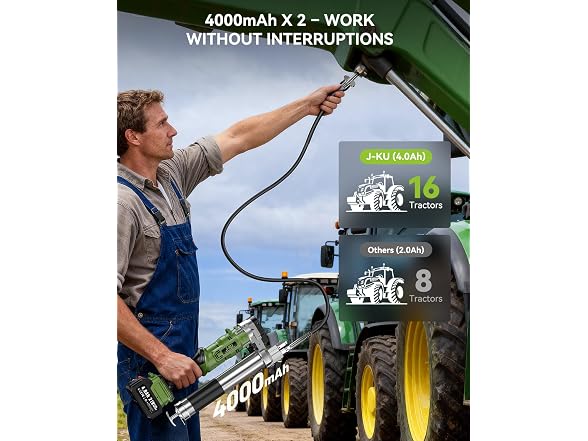J-KU Electric Grease Gun Kit