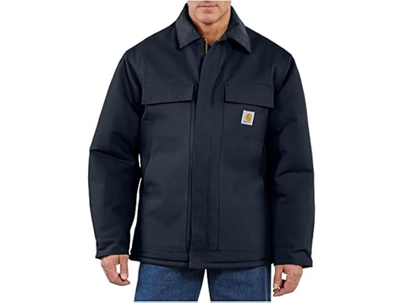 Carhartt Duck Insulated Coat Navy (M)