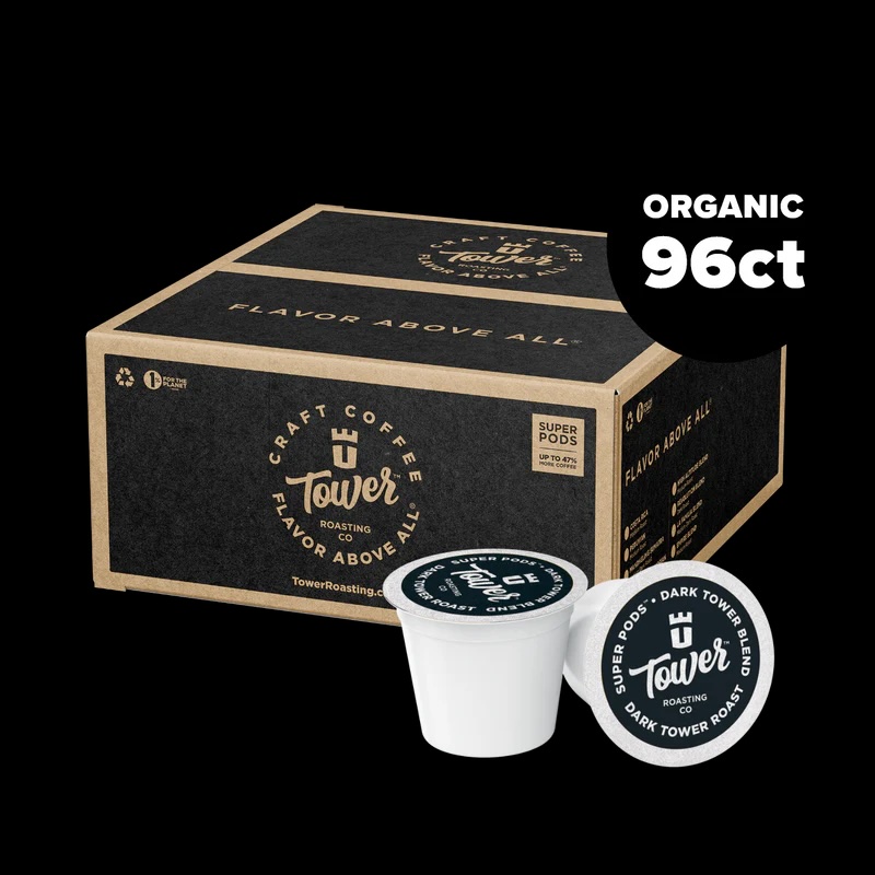 (96ct) Tower Roasting Coffee Organic Super Pods - Gallery 7