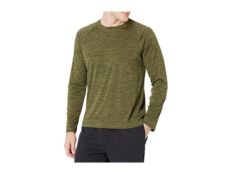 Amazon Essentials Men Long-sleeve Quick-dry 50 Tee