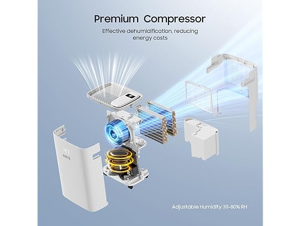 ANDTE 6500 Sq.Ft dehumidifier