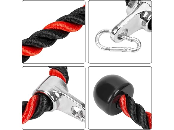 Universal Tricep Rope Pull Down - 28 Inch