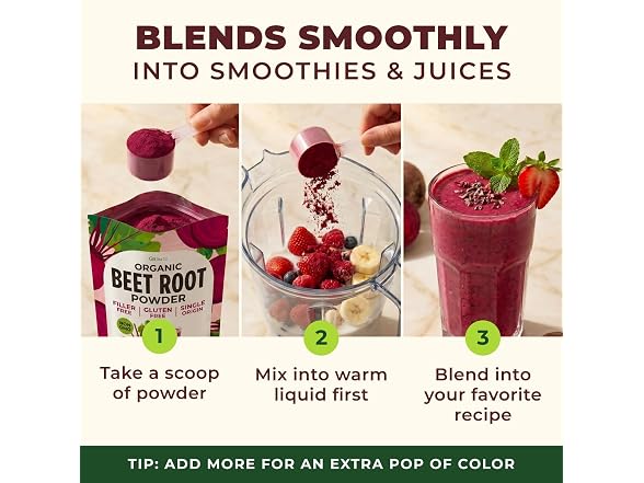 Organic Powder for Smoothies, Drinks