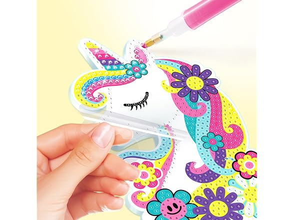 Style 4 Ever Diamond Art Unicorn or Butterfly Lamp Set